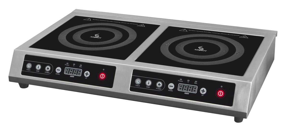 Плита индукционная двухкомфорочная AIRHOT IP7000 D
